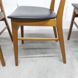 Set of 4 Farstrup Mobler chairs model 210 Danish Scandinavian 1960