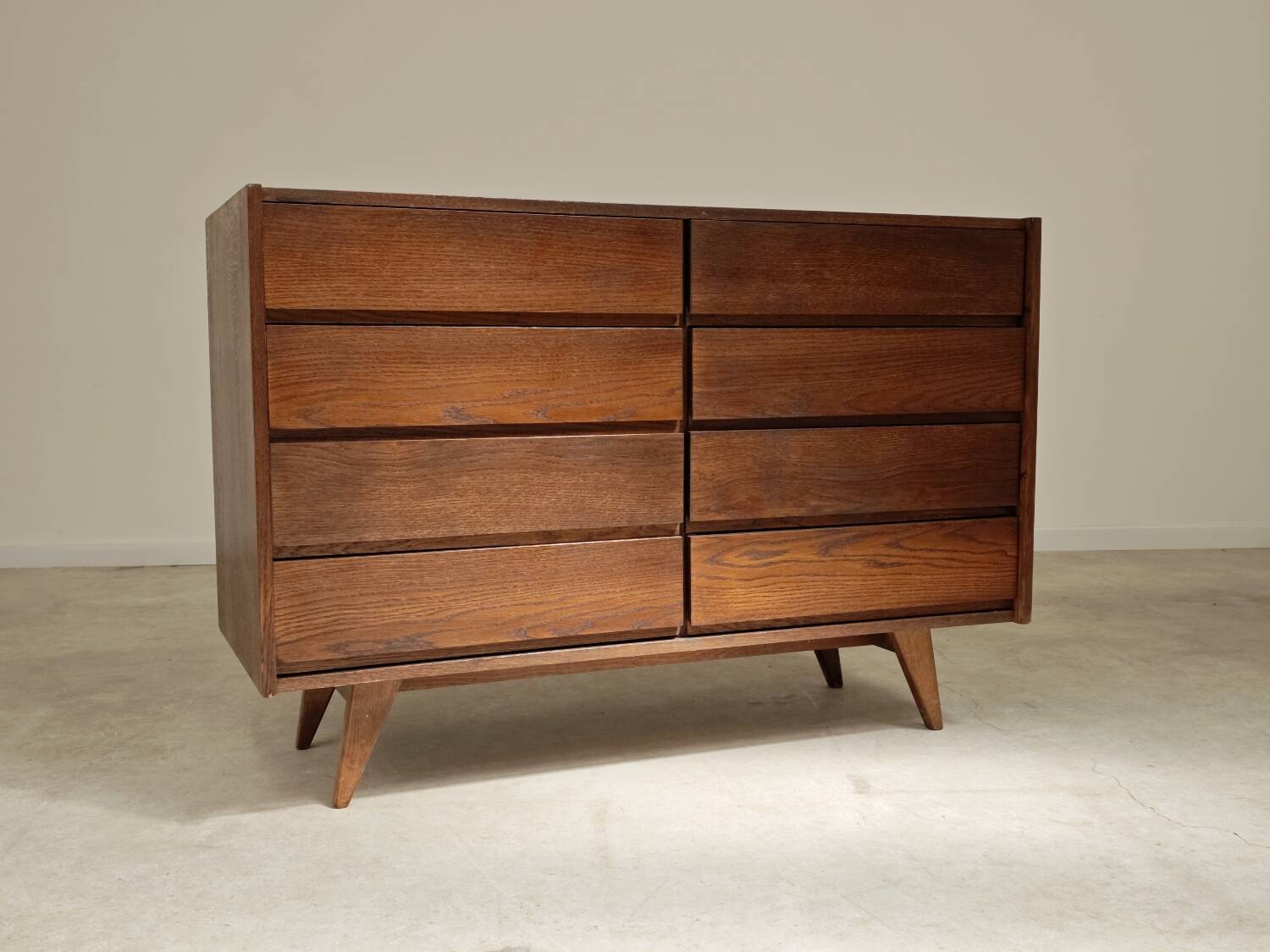 Commode / Buffet U 453 Dark Oak Jiri Jiroutek for Interior Prague 60s