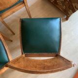 6 Art Deco style chairs