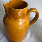Vallauris ceramic pitcher, vase and bowls