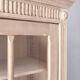 Antique glass-fronted cabinet with crossbars / display cabinet