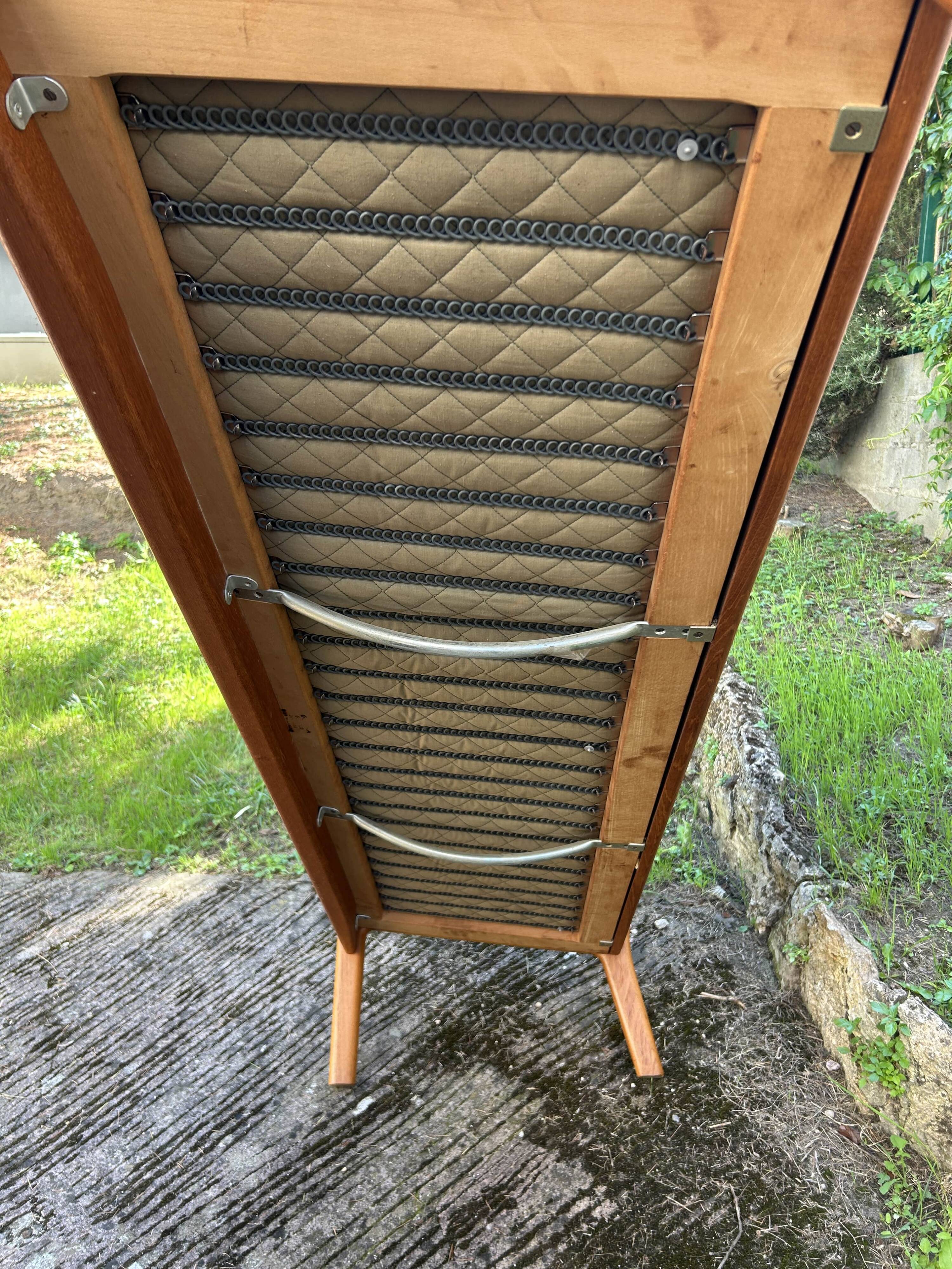 Hans J. Wegner GE265 oak sofa for Getama, Blue, 1960s