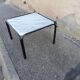 Table basse vintage marbre blanc