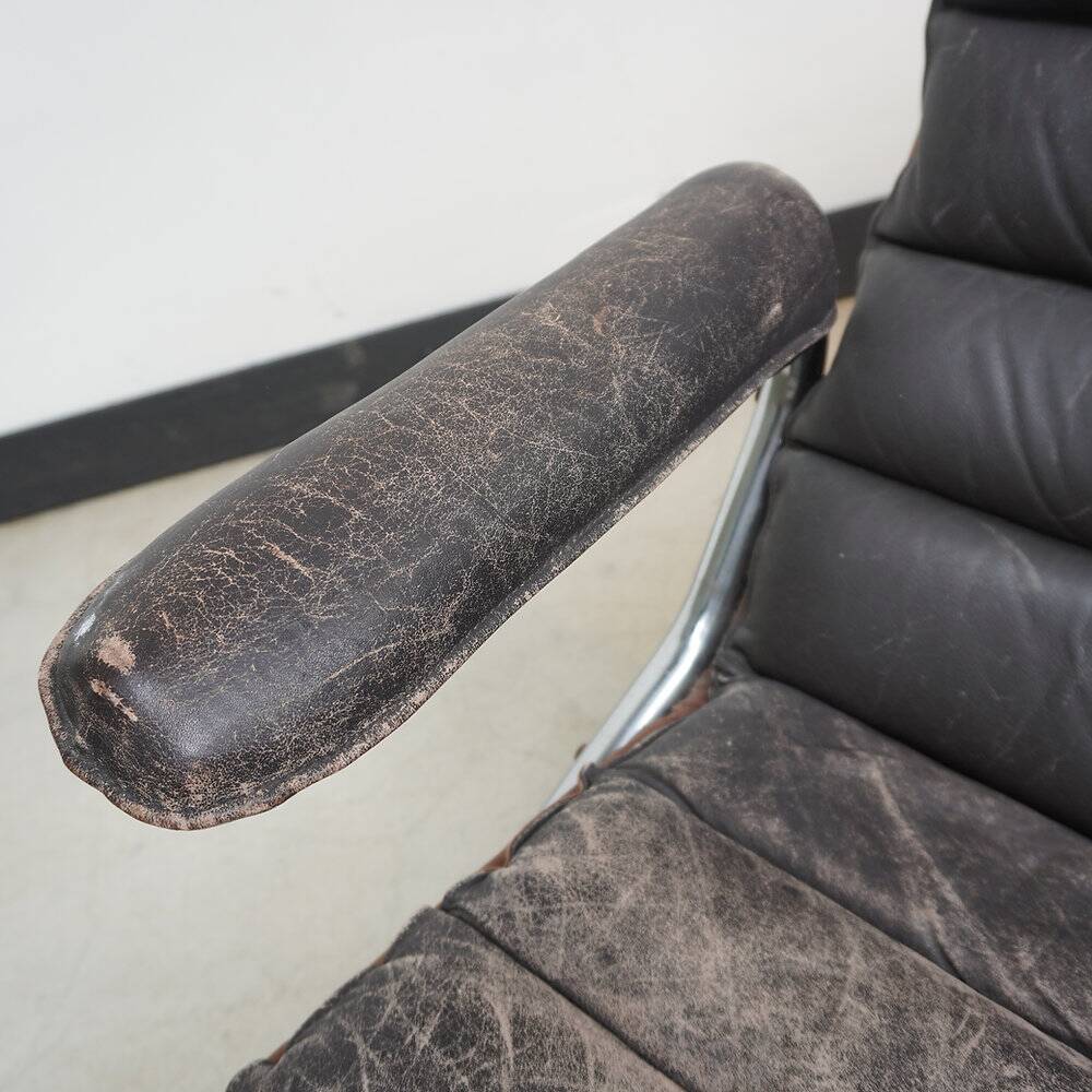 Lounge chair in brown leather, 1970s