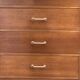 Vintage chest of drawers with compass feet 1960 H112