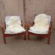 Paire fauteuils scandinave