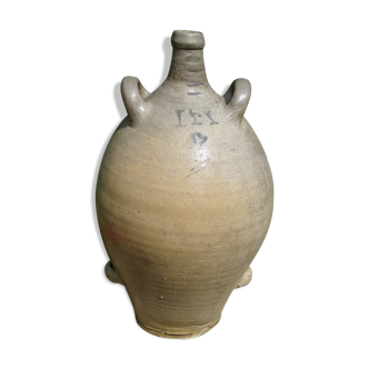 Stoneware glazed pottery amphora