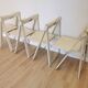 Set of 4 Vintage Trieste Folding Chairs by Aldo Jacober, 1970s