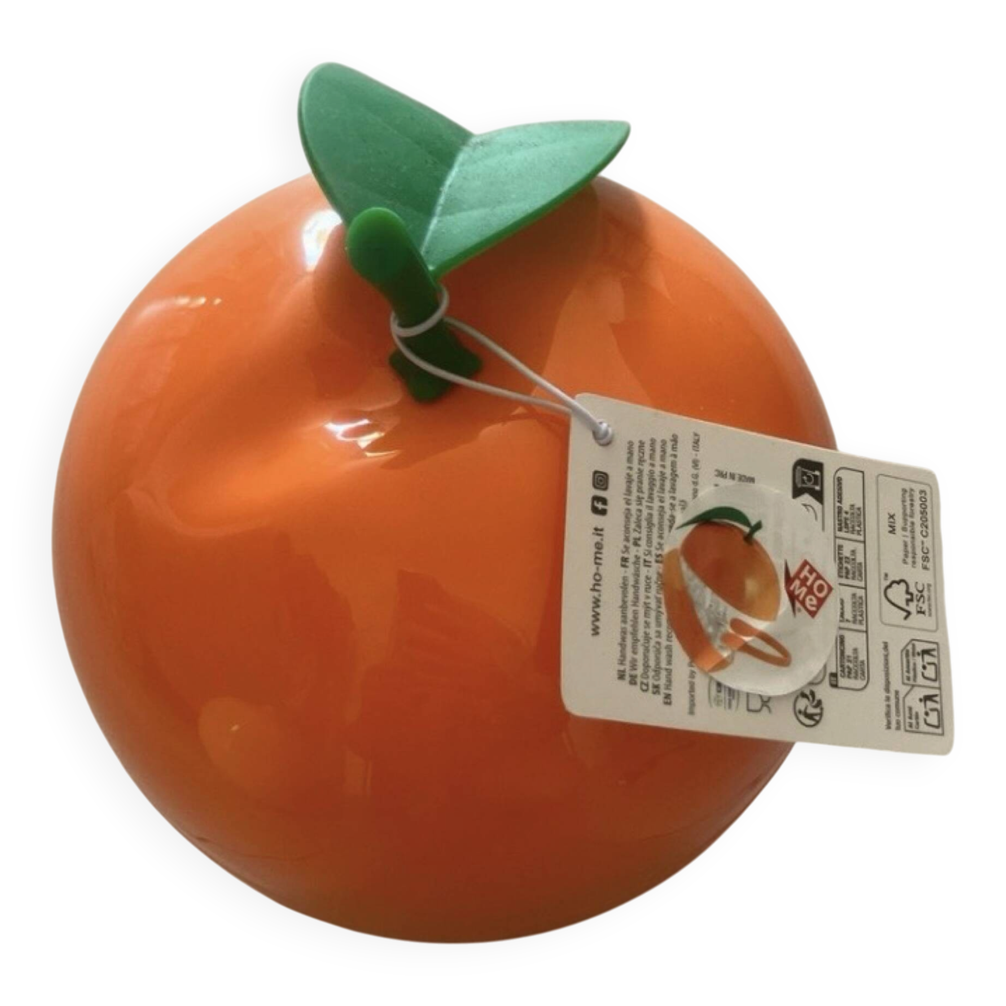 Sceau à glaçons orange