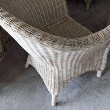 Vintage rattan lounge
