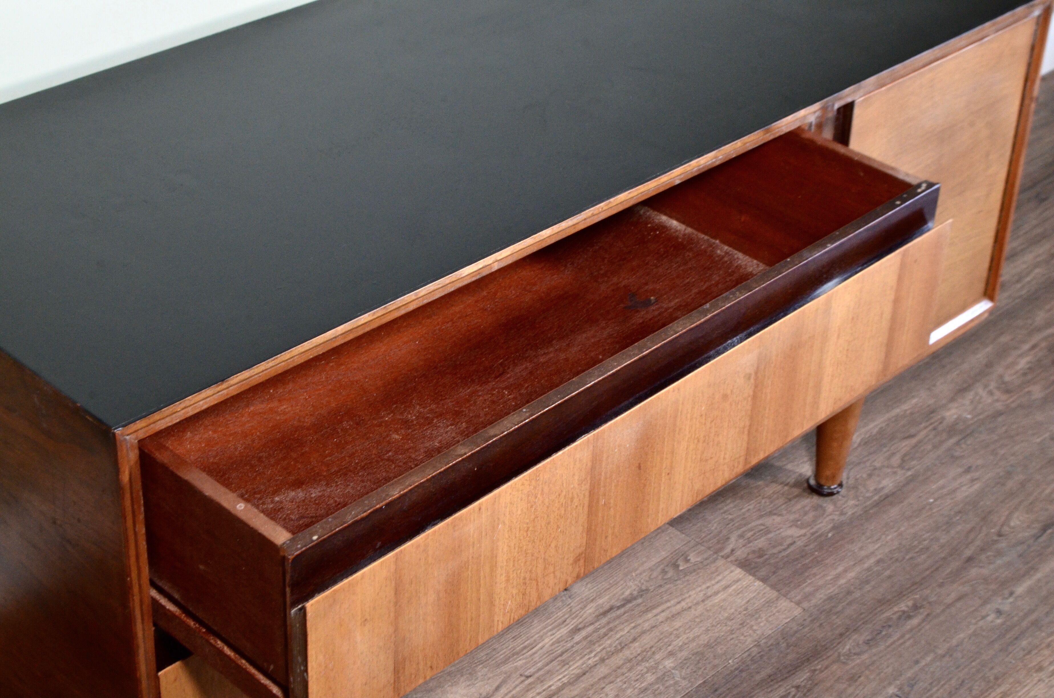 Midcentury petite sideboard cabinet in teak from Meredew