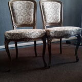 Louis XV style table and 4 chairs