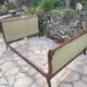 Mahogany empire bed with gooseneck 140x190