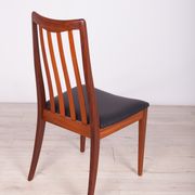 Mid Century Teak & Leather Dining Chairs by Leslie Dandy for G-Plan, 1960