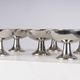 Set of 6 Alfra Alessi ice cream cups in 10/18 stainless steel