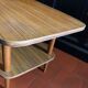 Scandinavian coffee table compass foot