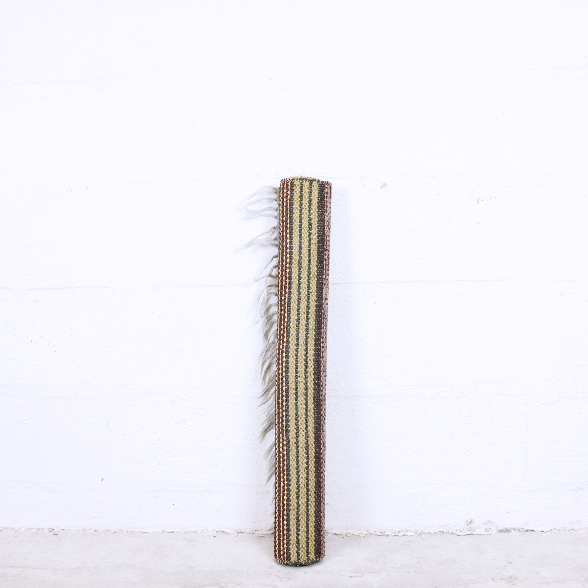 Matta No.22, braided plastic, 125 x 70 cm