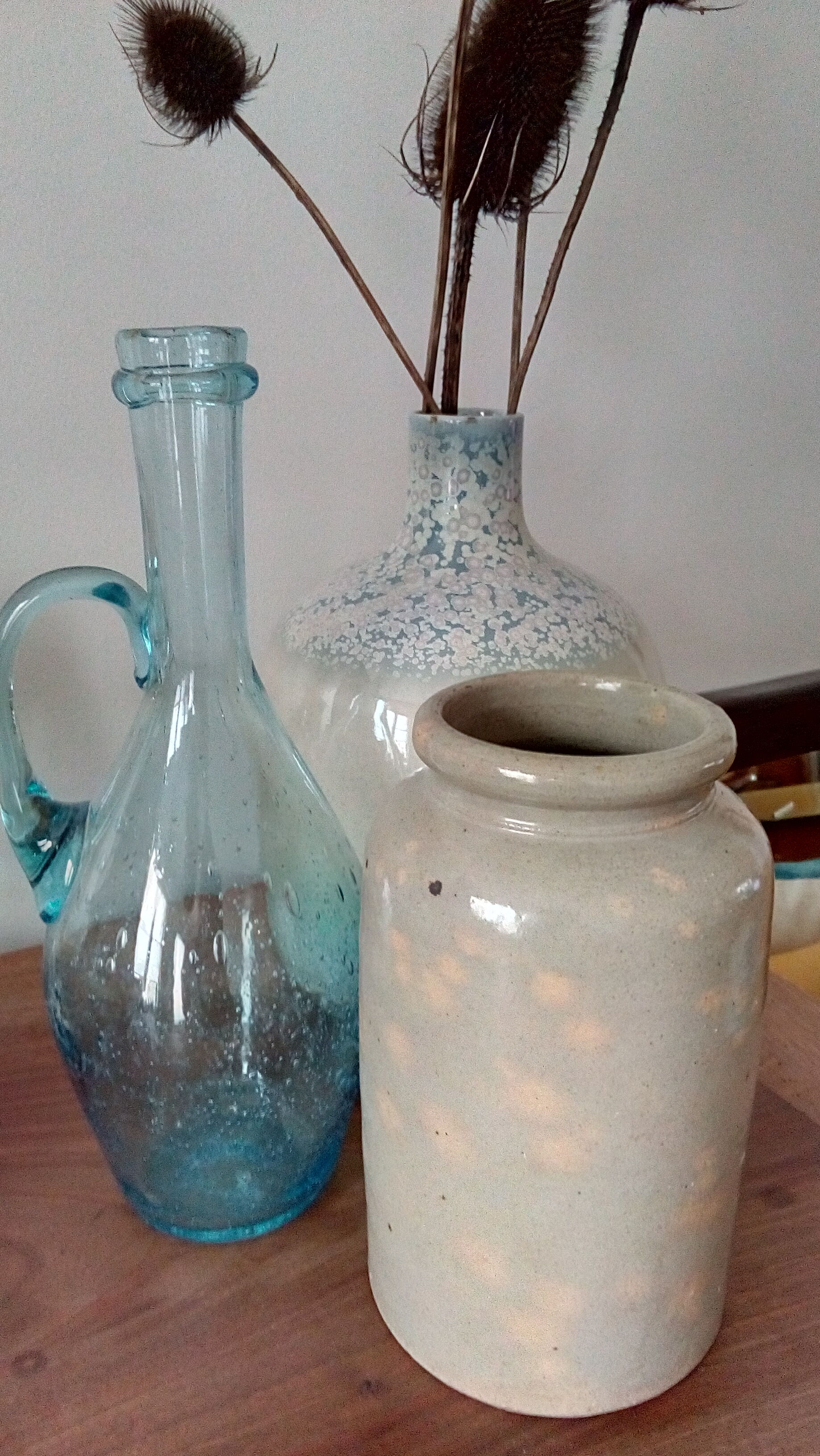 Blue sandstone pot