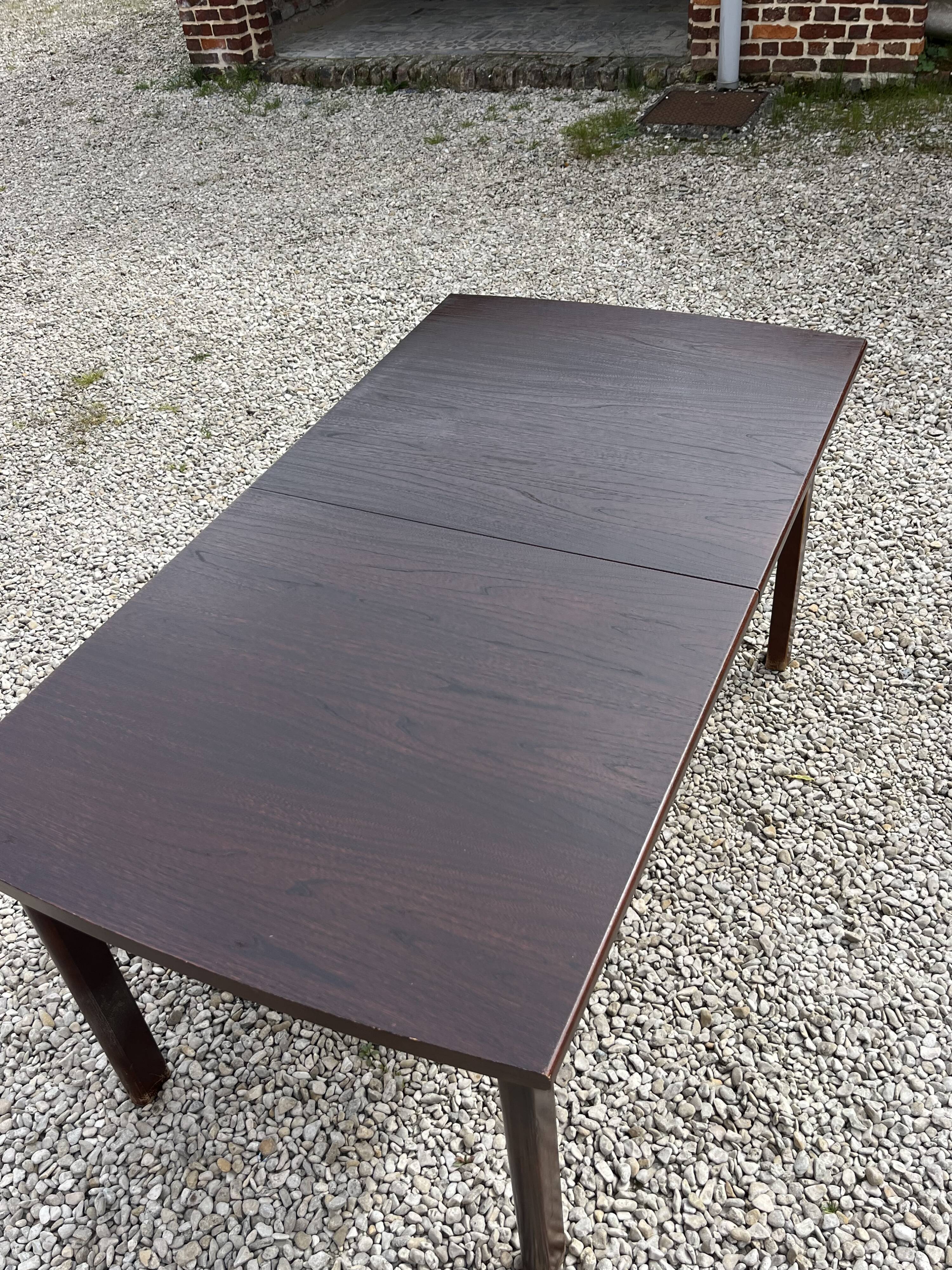 Scandinavian extendable teak table