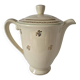 Antique pouring coffee pot in Gien earthenware, Valence model, A040