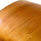 Large wood veneer wall light on the right, 1980.