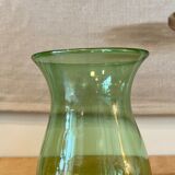 Green blown glass photophore