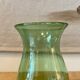 Green blown glass photophore
