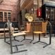 Set of 24 Baumann chairs from the 80s