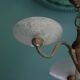 3-burner saucer chandelier of the Muller brothers Lunéville