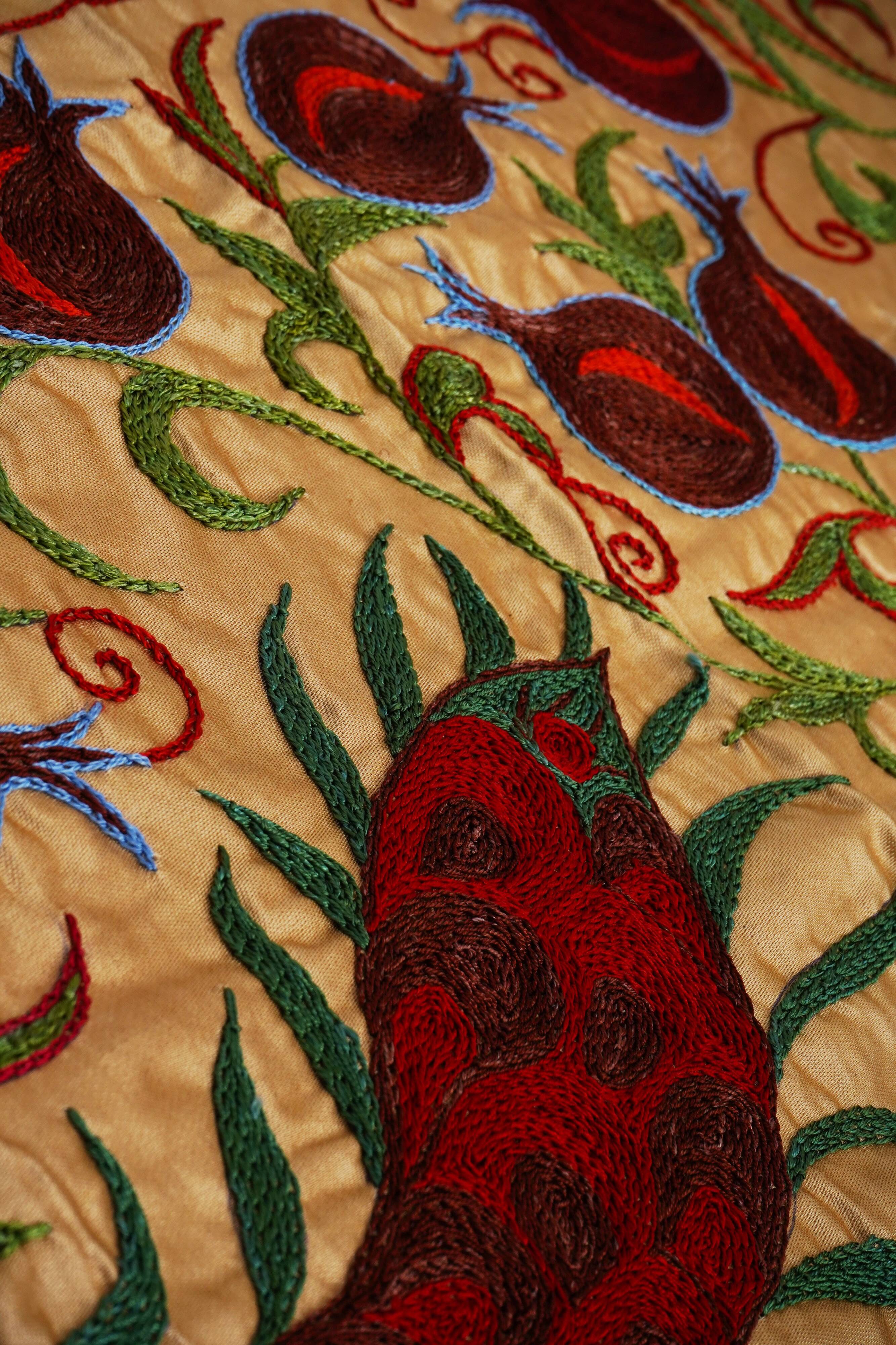 Hand-knotted rug, vintage Turkish rug 53x189 cm