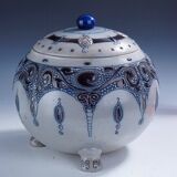 Art Deco punch bowl by Alfons Wilhelm Lötschert. Germany, early XXth