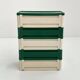 White and green cabinet model “4964” by Olaf Von Bohr for Kartell, 1970