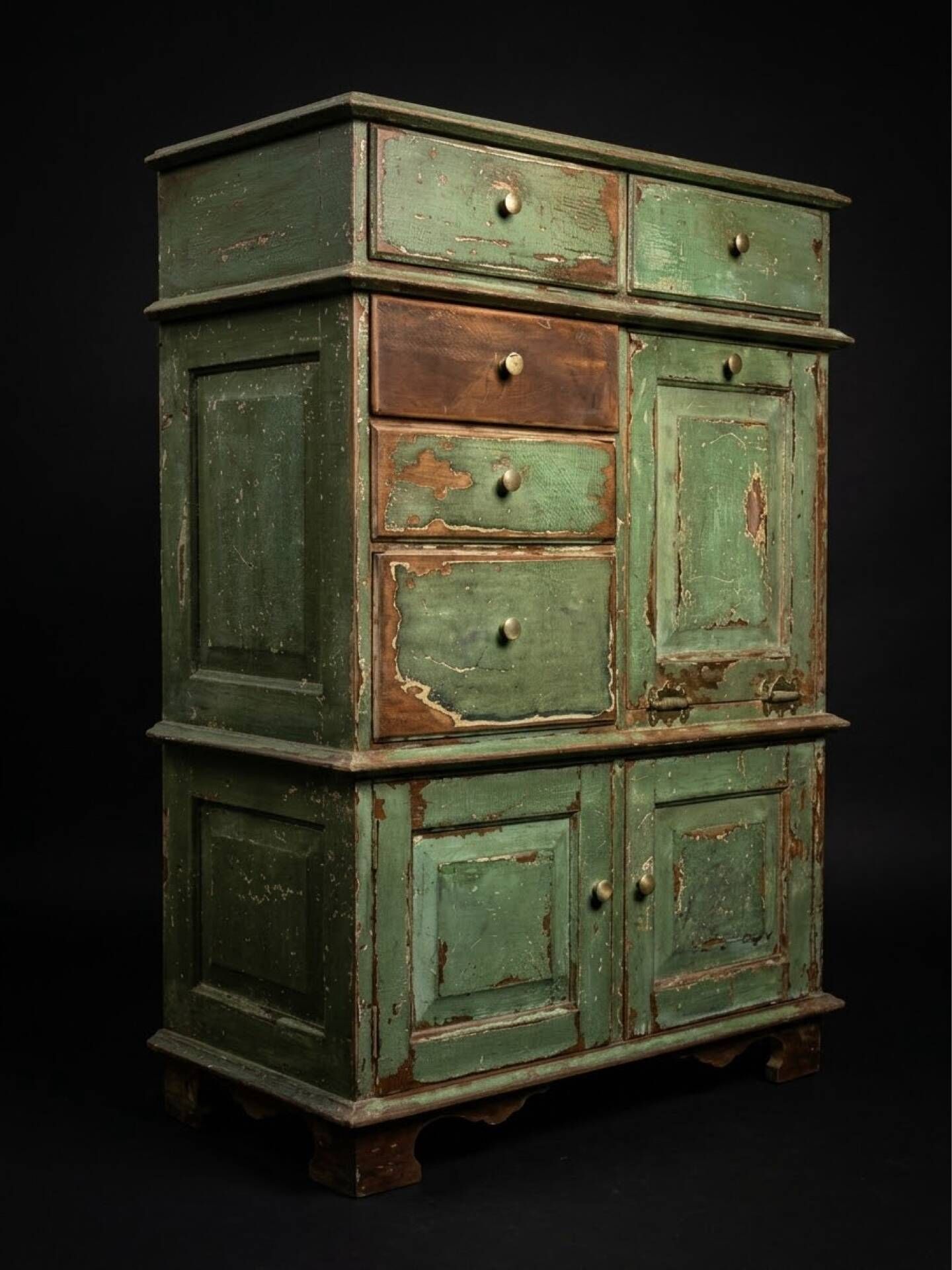 Rare antique dental cabinet The Cabinet Company no. 53 in mahogany.
