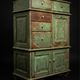 Rare antique dental cabinet The Cabinet Company no. 53 in mahogany.