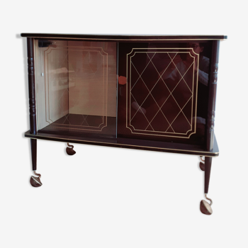 Meuble bar lumineux vintage