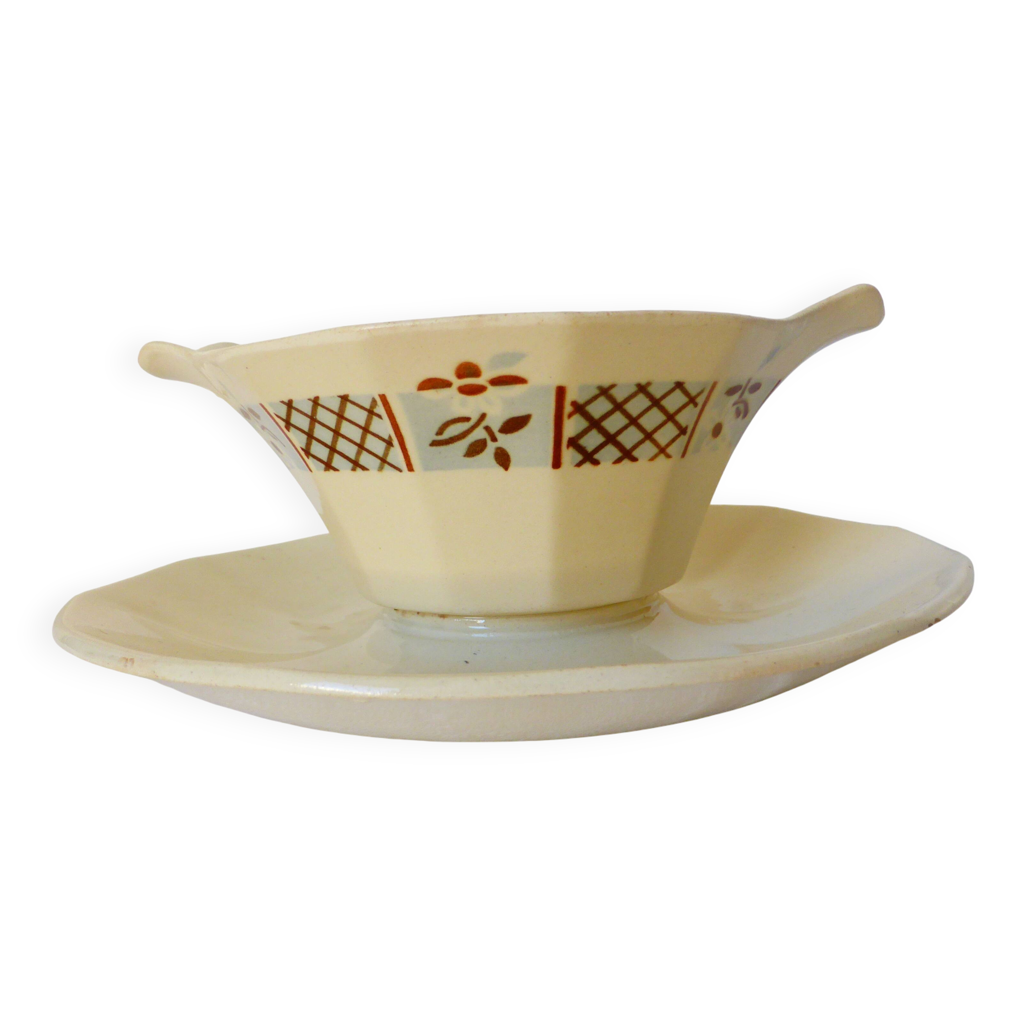 1 vintage sauceboat from Digoin Sarreguemines 2106148