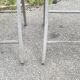 Pair of folding garden chairs in solid teak
