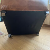 Club leather armchair