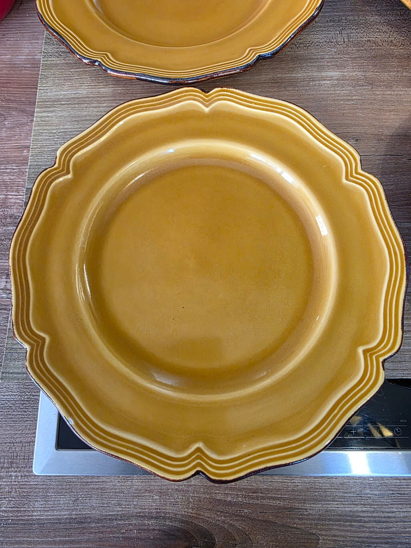 4 assiettes Dieulefit milon terre vernissée