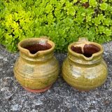 Glazed terracotta jug