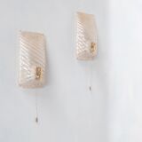 Pair of Mid-Century Italian Golden Wall Lights