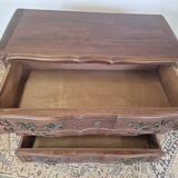 Louis XV style chest of drawers in cherry wood