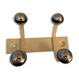 Vintage double ball coat hooks