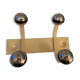 Vintage double ball coat hooks