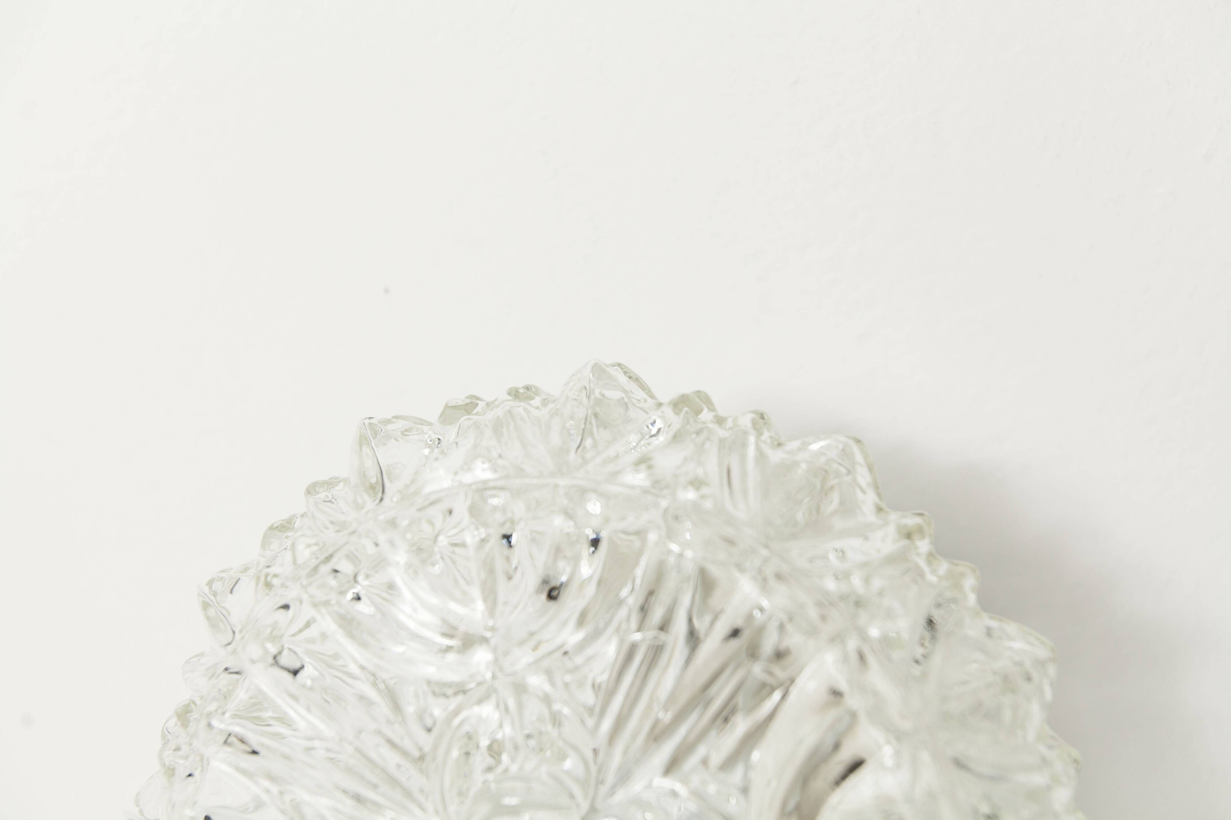1960s floral round ceiling light