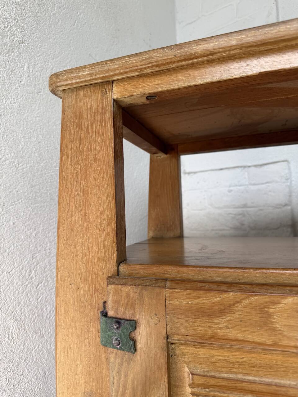 Pair of oak bedside tables 1950