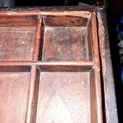 Ethnic carved wooden worker's furniture