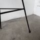 Wicker and metal stool Dennis Lennon 1950