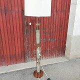 Vintage chrome and glass floor lamp 5 lights