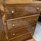 Vintage asymmetrical wardrobe